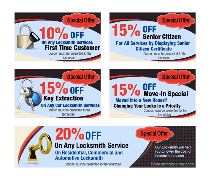 Markham IL Locksmith Store Markham, IL 708-462-4425 - coupon2-set-five